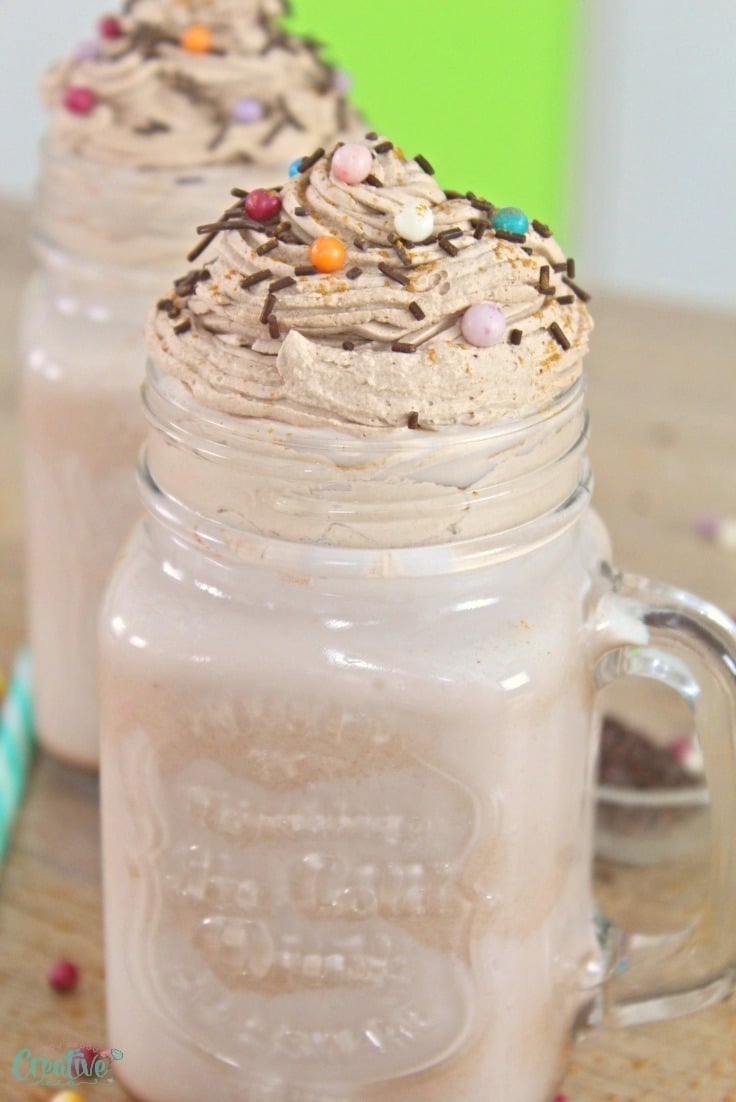 Whipped cream hot chocolate recipe