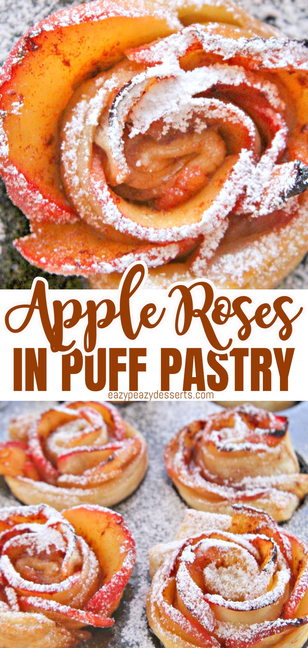 Apple roses pastry