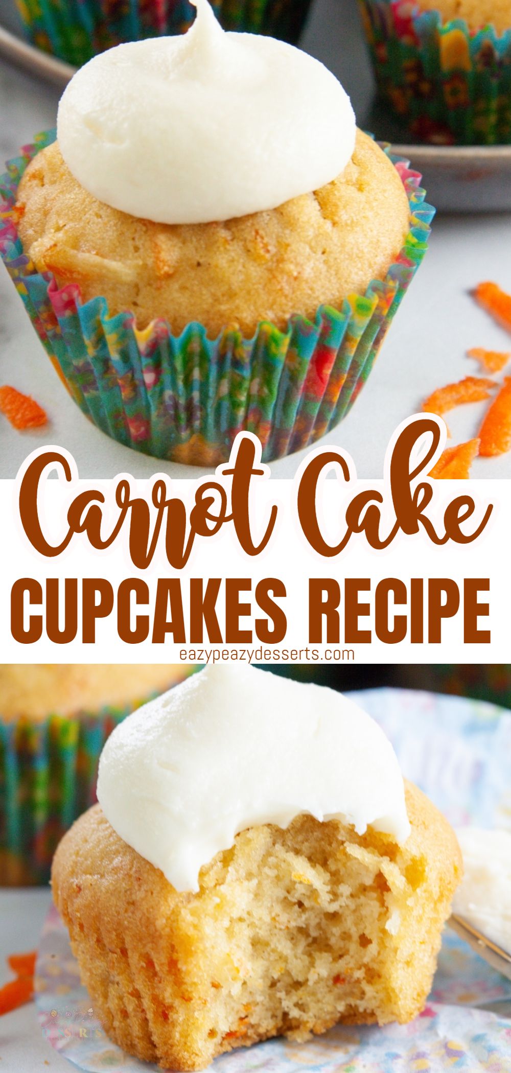 Carrot cake cupcakes