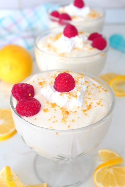 LEMON MOUSSE With Cream Cheese - Eazy Peazy Desserts