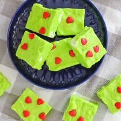 NO BAKE GRINCH FUDGE CHRISTMAS CANDY STORY