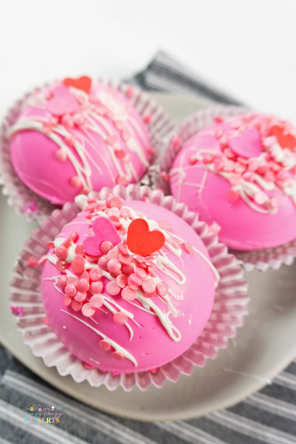 Pink Valentine Hot Chocolate Bombs Recipe