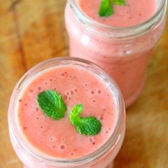 Healthy yummy PROTEIN FRUIT SMOOTHIE