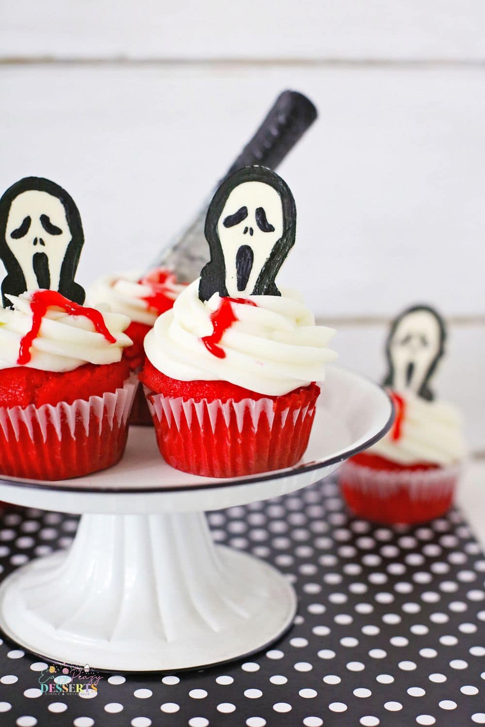 Scary cupcakes for Halloween party
