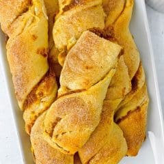 Most delicious easy pumpkin pie pastry strips