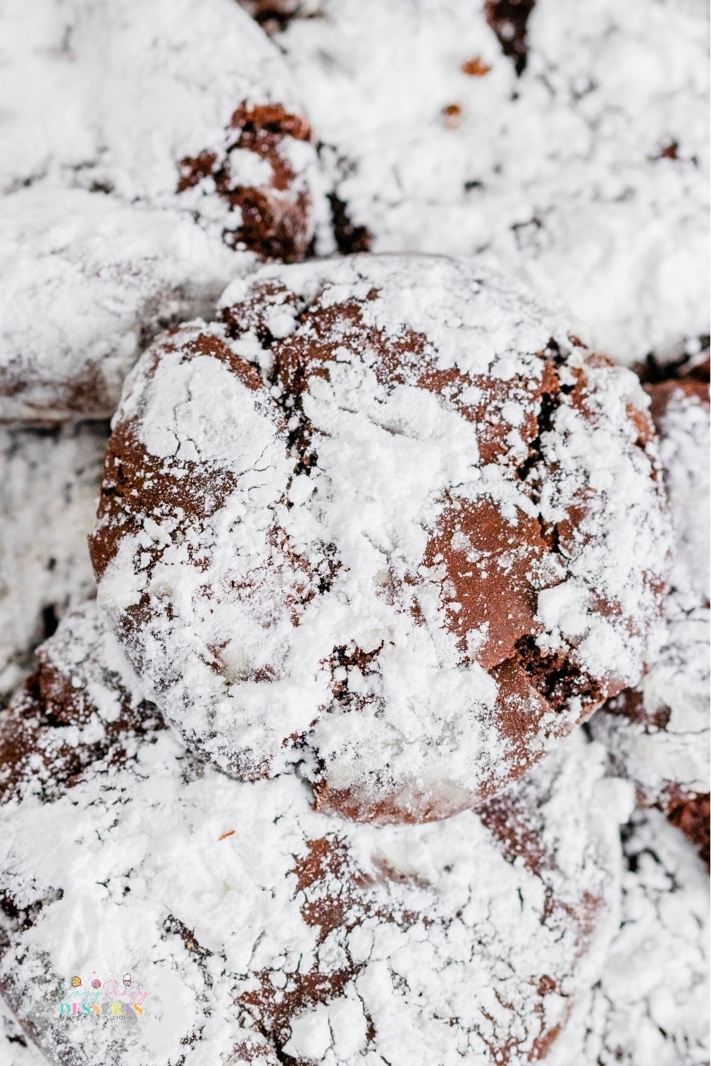 Close up image of a Crinkle cookie