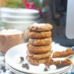 Joyful Christmas treats: Air fryer Hot Cocoa Cookies
