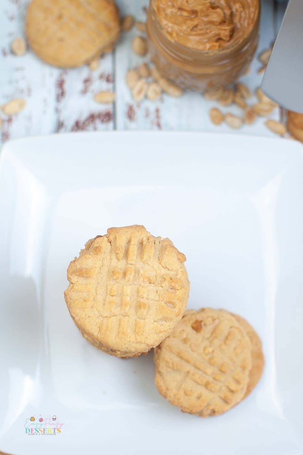 Air Fryer PEANUT BUTTER COOKIES Eazy Peazy Desserts
