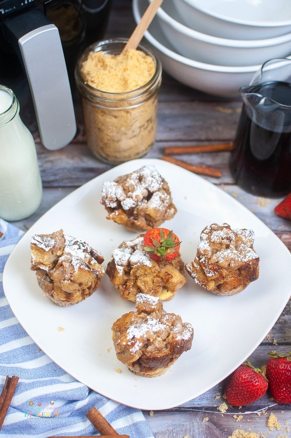 Easy French toast muffins