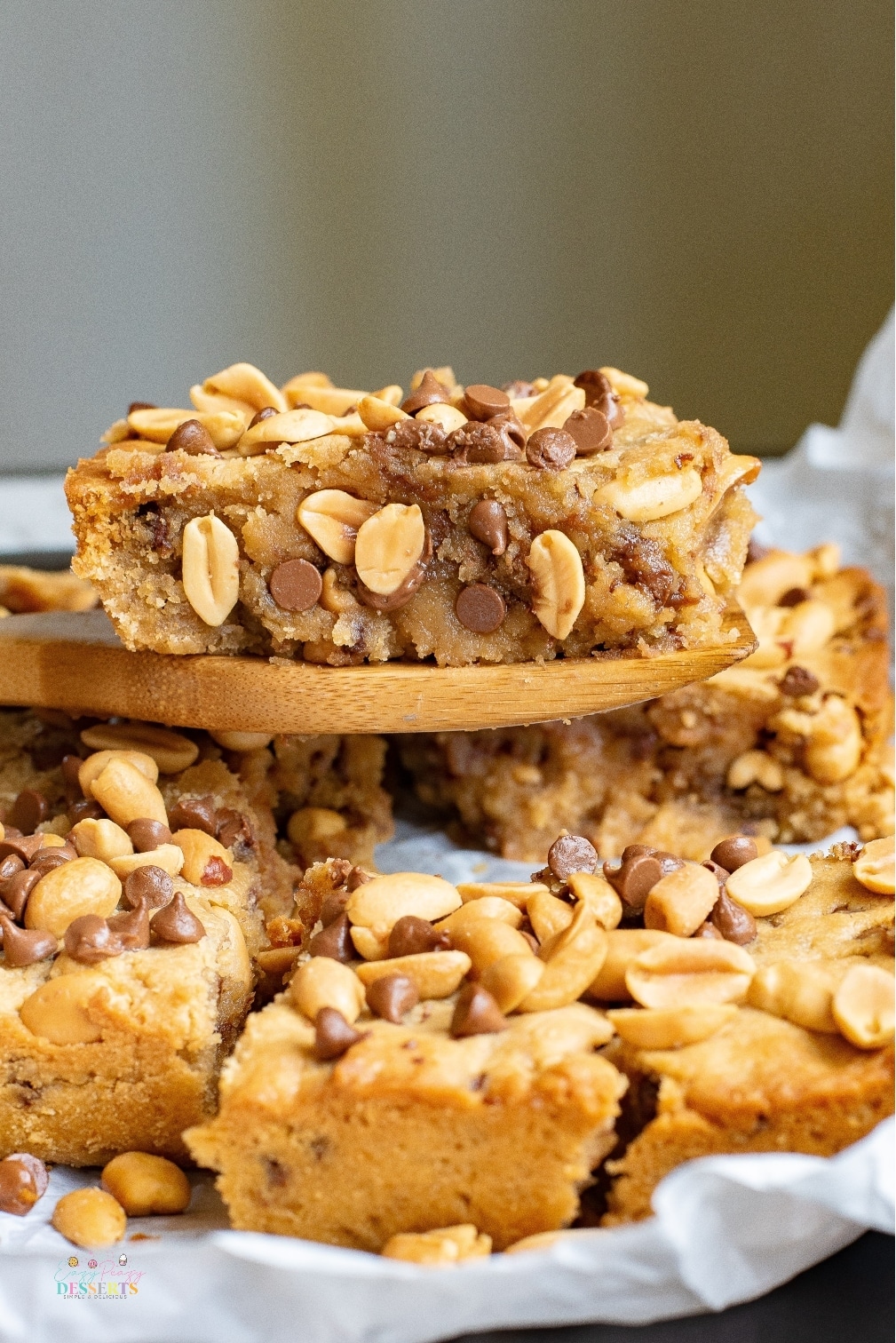 Peanut butter chocolate chip bars