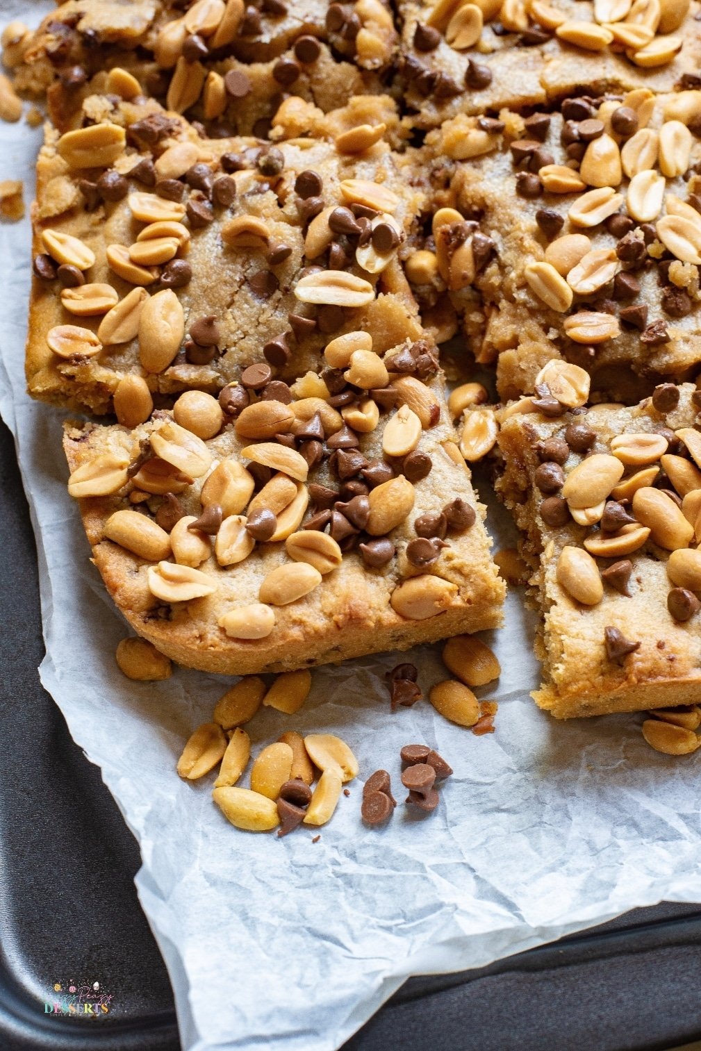 Peanut butter cookie bars