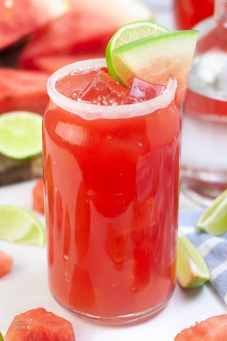 Fresh Watermelon Margaritas Recipe - Eazy Peazy Desserts