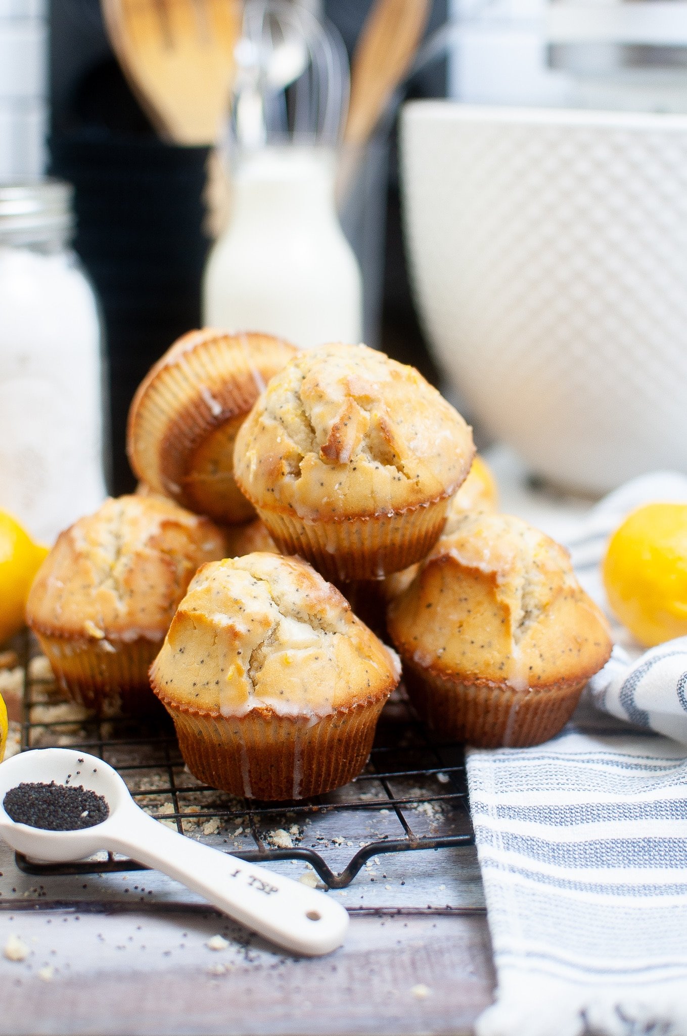 Poppy seed lemon muffin recipe