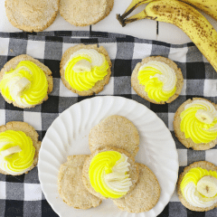 BANANA BREAD COOKIES WITH CREAM CHEESE FROSTING STORY