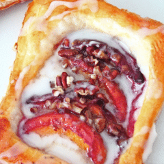 PEACH DANISH IN PUFF PASTRY STORY